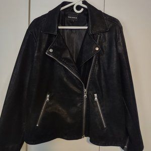 Silver Jeans Moto Leather Jacket